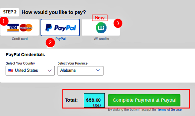 Wealthy Affiliate Payment Types